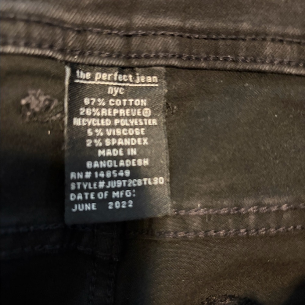 The Perfect Jean NYC Men's Black Skinny Fit Stretch Jeans NWT 34x30 - Picture 3 of 4